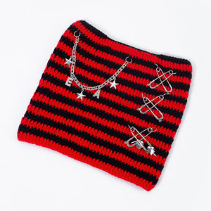 Gorro con calentador <span class=keywords><strong>de</strong></span> orejas <span class=keywords><strong>de</strong></span> <span class=keywords><strong>gato</strong></span> <span class=keywords><strong>a</strong></span> rayas para mujer, gorro <span class=keywords><strong>de</strong></span> punto con cuernos <span class=keywords><strong>de</strong></span> Diablo, gorro <span class=keywords><strong>de</strong></span> esquí cálido <span class=keywords><strong>de</strong></span> invierno <span class=keywords><strong>de</strong></span> ganchillo para Niñas para Halloween - Product Image 2