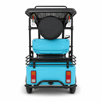 Buggy électrique SumEV 4 places pour glamping en jungle 10-15 °   Capacité de montée pour le transport des clients du camping écologique en Thaïlande