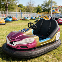 Voitures tamponneuses pour enfants KS, utilisation intérieure/extérieure, parc d'attractions commercial, alimentées par batterie 24V, construction en fibre de verre, 100-500kg
