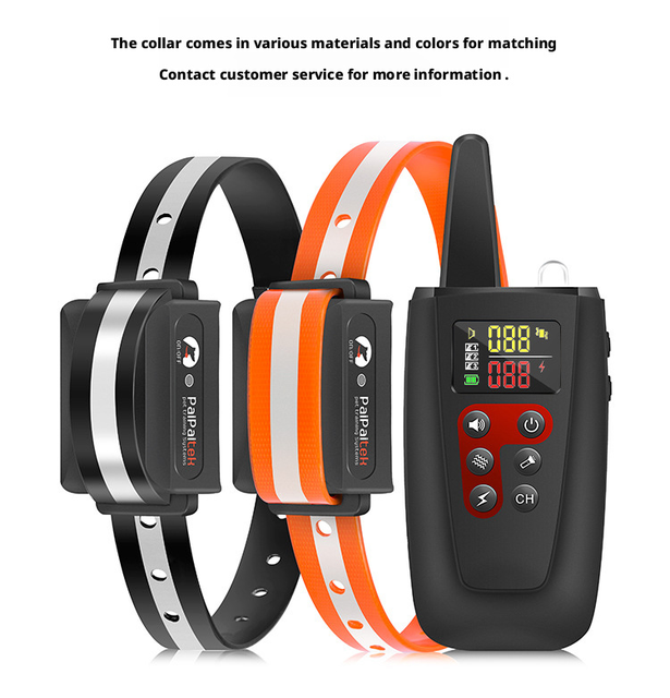 Waterproof Rechargeable 1000M Remote Dog Training Collar No Bark Pet Training Products Vibration No Shock Made ABS Plastic 1