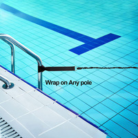 Kit d'entraînement de natation réglable avec cordon élastique durable ceinture de natation et bande de résistance équipement de fitness pour l'entraînement en piscine