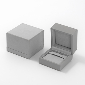 Caja de Joyería de Piel Sintética y Microfibra FANXI, Caja para Anillos, Aretes y Collares - Product Image 1
