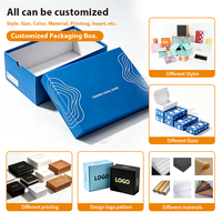 Caja de Zapatos de Cartón Corrugado con Tapa y Base, Diseño Personalizado, Estructura Duradera y Estable, para Almacenamiento de Calzado, Envío Seguro