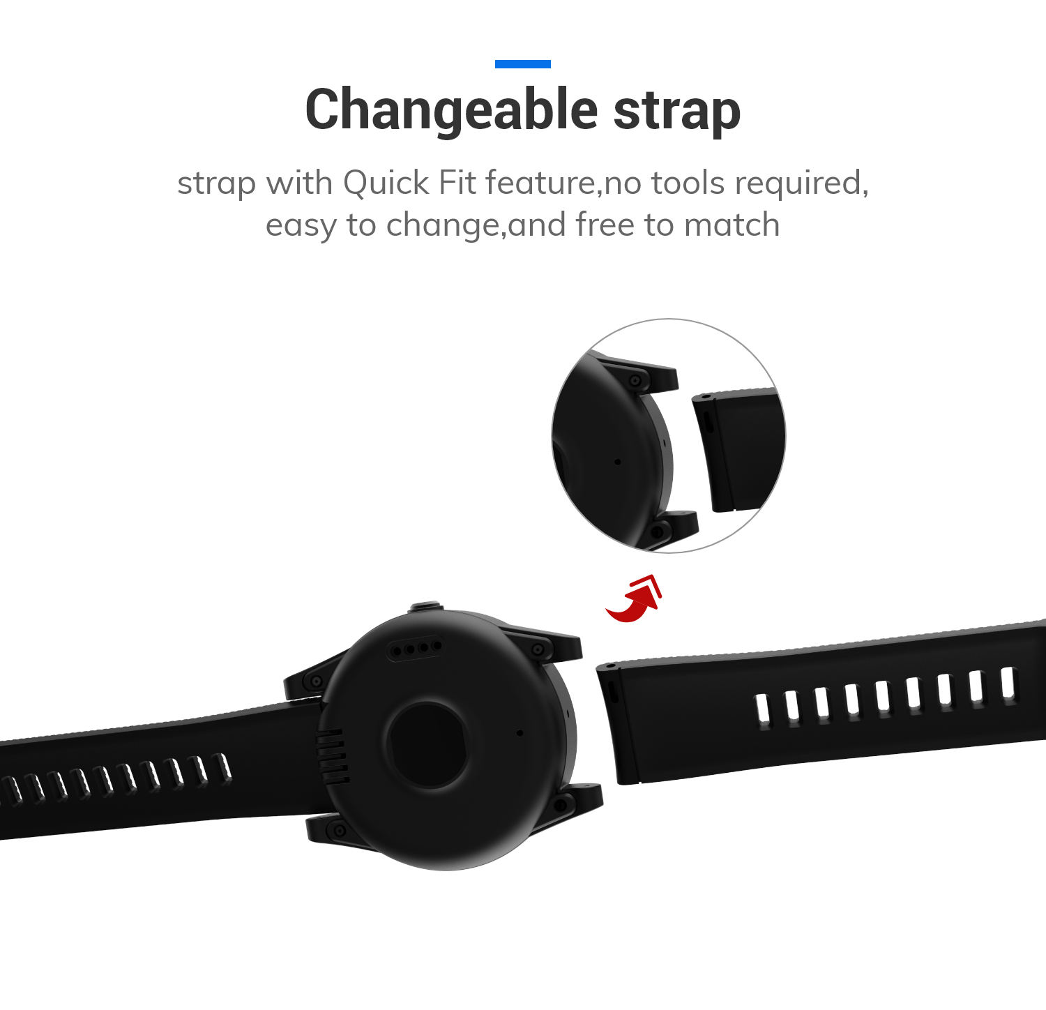 Customized Language EV05 Health Watch with Fall Detection