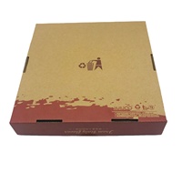 Boîtes à pizza jetables de qualité alimentaire 10 pouces 12 pouces en carton ondulé, emballage chauffable, conteneur à pizza