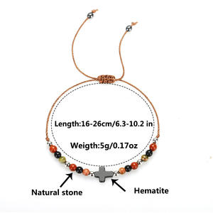 Ensemble élégant deux pièces, nouvelle mode, bracelet et bague en perles d'améthyste et <span class=keywords><strong>de</strong></span> citron avec design géométrique, idée cadeau tendance - Product Image 5