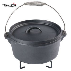 Olla <span class=keywords><strong>de</strong></span> <span class=keywords><strong>Hierro</strong></span> <span class=keywords><strong>Fundido</strong></span> Resistente para Supervivencia en la Naturaleza, 8 Cuartos, para Platos Pequeños, Guarniciones, Juego <span class=keywords><strong>de</strong></span> Utensilios <span class=keywords><strong>de</strong></span> Cocina para Camping, <span class=keywords><strong>Asador</strong></span> <span class=keywords><strong>de</strong></span> Ajo - Product Image 2