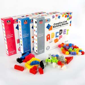 Kindergarten Children Plastic Bricks DIY Playing Educational Toy <b>Building</b> <b>Block</b> Splicing Creative <b>Building</b> <b>Block</b> - Product Image 2