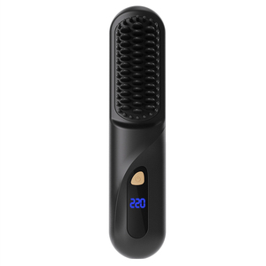 Spazzola per capelli elettrica portatile nuova <span class=keywords><strong>piastra</strong></span> in ceramica veloce Mini stile per viaggi e casa - Product Image 1
