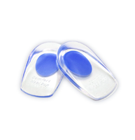Semelle Intérieure Sport en Gel de Silicone Adhésive Anti-Dérapante, Coussinet Fraîcheur Talon pour Chaussure