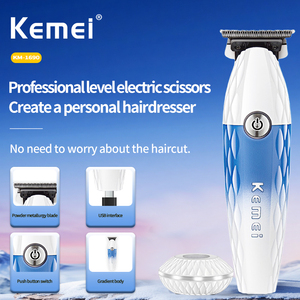 Cortadora de Pelo Kemei KM-1690 con Cuchilla de Metalurgia en Polvo y Adaptador, Batería de Litio de 1600mAh, Motor de 7000RPM y Base de Carga Inalámbrica - Product Image 6