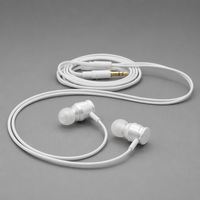 Écouteurs miniatures brevetés haute résolution avec transducteur dynamique de 9,2 mm, jack 3,5 mm, en aluminium 7075 plaqué argent, 105 dB, 10 Hz-50 kHz, pour Hi-Fi personnalisé
