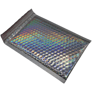 Sobre de Burbujas Holográfico Arcoíris a Prueba de Golpes con Protección Lateral para Envío de Regalos Frágiles - Product Image 5