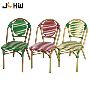 Nueva silla portátil francesa de París Bistro para patio al aire libre, jardín, cafetería, restaurante, <span class=keywords><strong>parque</strong></span>, cocina, muebles de Villa - Product Image 5