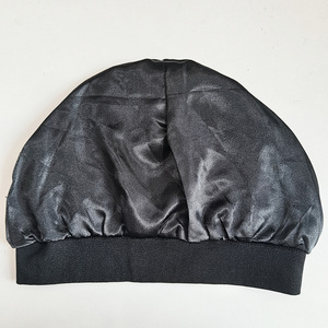 Tùy Chỉnh In Logo Skull Cap Satin Dòng Bán Buôn Đen <span class=keywords><strong>Polyester</strong></span> Spandex <span class=keywords><strong>Hat</strong></span> Unisex Ngoài Trời Dệt Kim Mũ Beanie - Product Image 4