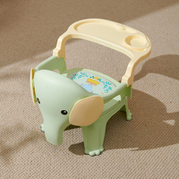 SUNNUO nouvellement conçu de haute qualité Portable multifonctionnel mignon éléphant peut sonner sûr et sécurisé bébé chaise de salle à manger Table