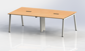 Fabrika Modern stil ofis yönetici mobilya masası konferans masası özel çin Metal okul ofis masası dolaplar ile