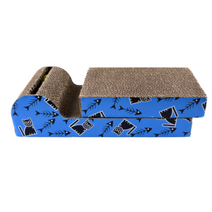 Rascador de gato moderno personalizado, papel corrugado sostenible más nuevo, Sisal de felpa, relleno de hierba gatera, juguete para gato, cartón de árbol para gato - Product Image 5