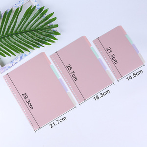 4 <strong>Binder</strong> <strong>Dividers</strong> with Tabs for A5 20 B5 26 A4 30 Ring <strong>Binder</strong> Index Page Tab Loose Leaf Standard Insertable Index Folder <strong>Divider</strong> - Product Image 6