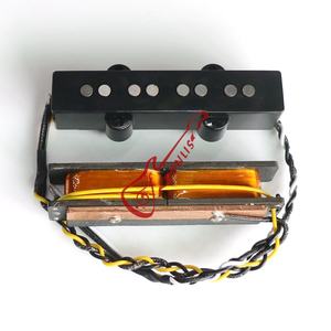 Donlis - Pastilla de bajo jazz vintage Alnico de 4 cuerdas estilo años 60 con componentes planos para kits de bajo al por mayor y piezas de <span class=keywords><strong>construcción</strong></span> - Product Image 2