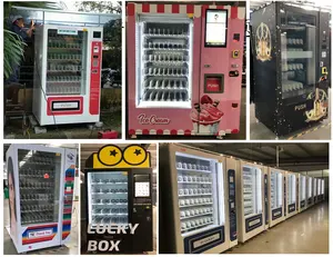 Vending Snacks Self Service Sim Card Or Wifi Remote Control Vending Machine For Foods Snack And Drinks