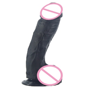 FAAK-G124 Dildo Enorme y Grueso de 24 cm con Ventosa, Pene de Goma Realista, Juguete Sexual para Mujer, Masturbación Anal - Product Image 2