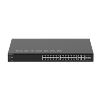 M4350-24M4X4V (MSM4332) - 24x2.5G, 4x10G/Multi-Gig PoE++ (510W Basis, bis zu 2.520W) und 4xSFP28 25G Managed Switch mit Farb-LEDs