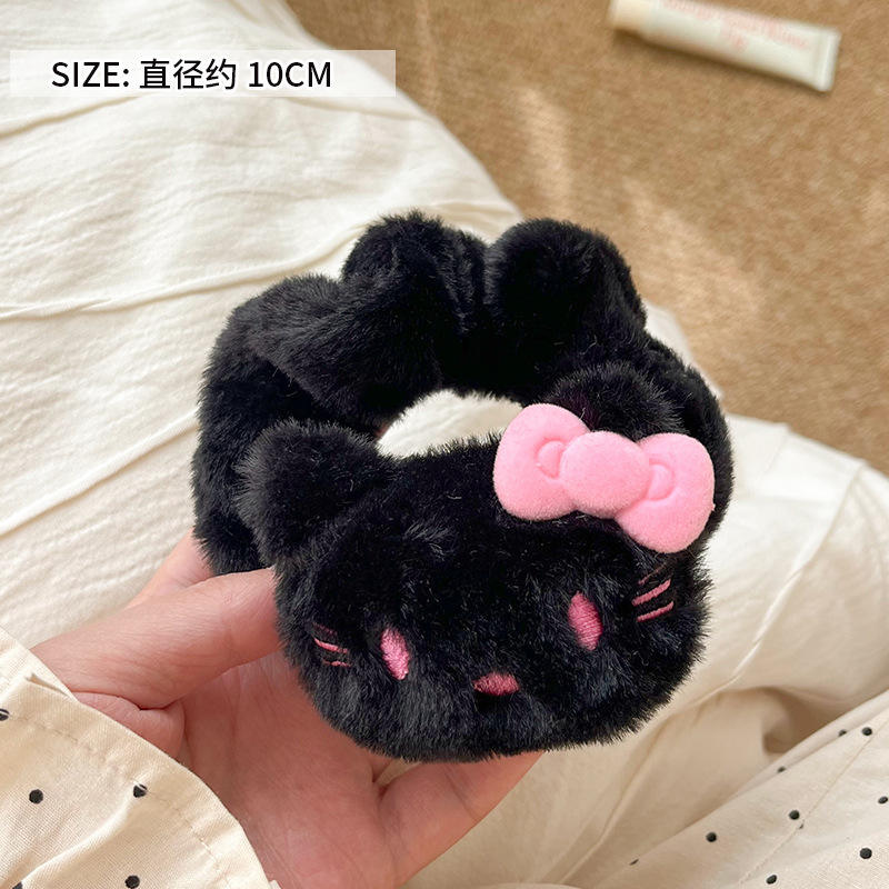 Pure Black KT Scrunchie