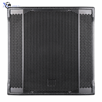 Amplificateur de sonorisation professionnel en gros, caisson de basses actif simple de 18 pouces, enceintes de scène DJ