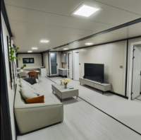 Casa Contenedor Expandible Prefabricada de Alta Calidad de 20 pies, 30 pies, 40 pies, Casa Modular Prefabricada de Lujo de 2, 3 y 4 Dormitorios, Precio de Fábrica