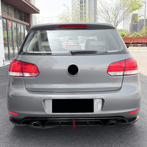 Alerón Trasero Estilo Tuning con Acabado Mate de Fibra de Carbono para Volkswagen Golf Mk6 2008-2012, Marca Amp Z - Product Image 2