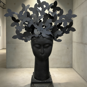 Decorazione per la Casa, Famosa Opera d'Arte, Bellissima Scultura di Teste di Farfalle di Manolo Valdez - Product Image 3