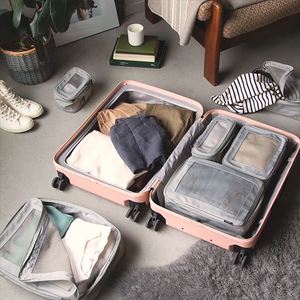 Bolsa de Almacenamiento de Viaje Ligera y Personalizada, Juego de Cubos de Compresión para Equipaje con Cierre de Cremallera - Product Image 6