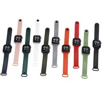 Reloj Decorativo para Niños, Hombres y Mujeres, con Correa de Plástico Cuadrada de 1 Pulgada, Pantalla Numérica, Resistente al Agua 30M
