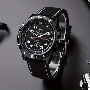 นาฬิกาควอทซ์สำหรับผู้ชาย นาฬิกาธุรกิจสามเข็มเรืองแสงทันสมัย - Product Image 1