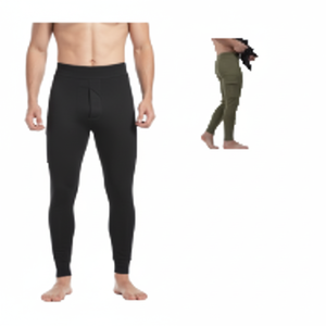 PEAil uomo Leggings termici stile Fitness invernale stampa vita elastica in cotone Spandex allenamento sportivo modello di allenamento - Product Image 1