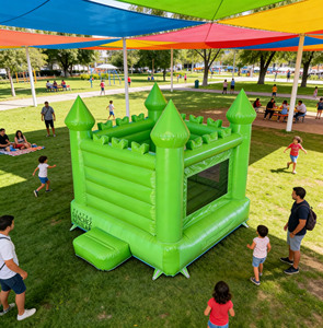 <span class=keywords><strong>Casa</strong></span> <span class=keywords><strong>de</strong></span> Brinco Inflable Comercial con Tobogán, Tamaño Personalizable, Material <span class=keywords><strong>de</strong></span> PVC, Capacidad >300KG, Fácil Instalación - Product Image 4