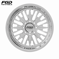 Jantes forgées FGD Pickup 8x170 Polishing 22x12 22x14x 24x12 24x14 26x12 26x14 Jantes en alliage forgé pour Ford F-350
