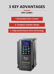 Variador de Frecuencia Delta 5.5kW C2000 Plus 380V con Capacidad de Sobrecarga del 150% para Grúas Puente y Elevadores - Product Image 2