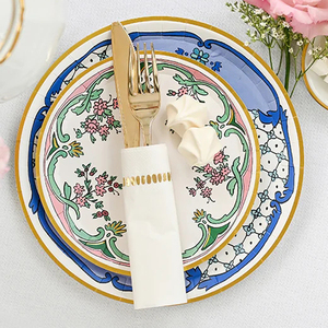 Custom Tea Party Theme <b>Paper</b> Plate Romantic Flower <b>Pattern</b> <b>Paper</b> Plate Party Tableware Tea Party Supplies - Product Image 6