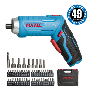 ชุดเครื่องมือไขควงไร้สาย FIXTEC แบตเตอรี่ 4V รุ่น FSD040L02 พร้อมอุปกรณ์เสริม 49 ชิ้น ชุดไขควง FS - Product Image 1