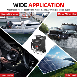 Disjoncteur série 2260 60A 12V à 48V CC étanche avec couvercle transparent, interrupteur à fusible réinitialisable en ligne pour bateau et marine - Product Image 6