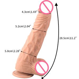 Nouveauté : Dildo réaliste de 28,5 cm, robuste, 800 g, en PVC, masturbateur, plug anal séduisant pour femmes, jouets de <span class=keywords><strong>plaisir</strong></span> séduisants - Product Image 1