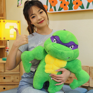 Nouvelle Peluche Puissante Tortue Musclée des Tortues <span class=keywords><strong>Ninja</strong></span> Mutantes Adolescentes Hercules, Cadeau d'Anniversaire - Product Image 1