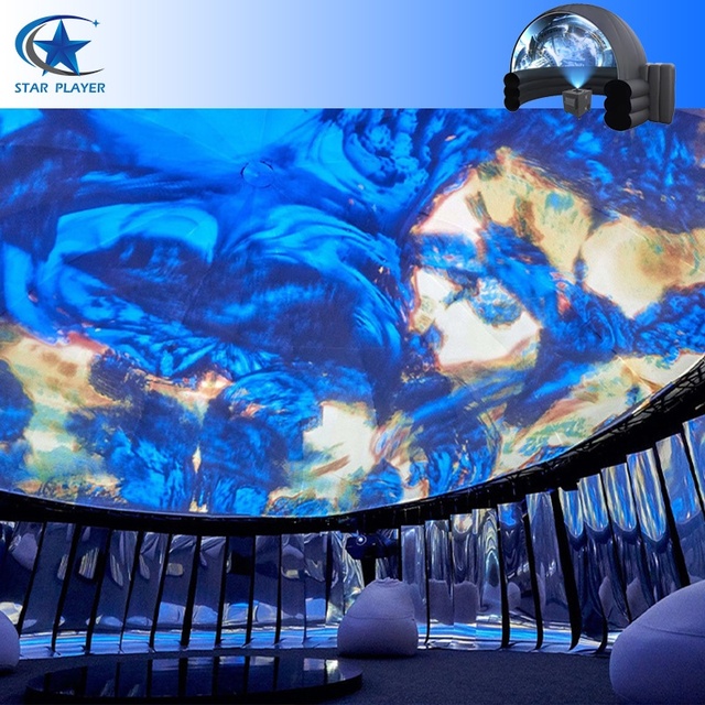 Custom Interactive Indoor 360 Degree Immersive Dome Projection Motion Tracking 360° Experience Immersive Dome Tent