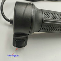 Accélérateur de Vélo Électrique THROTTLE 211X – Bouton de Contrôle de Vitesse Cinq Étoiles – Pièce de Modification pour Trottinette et VTT