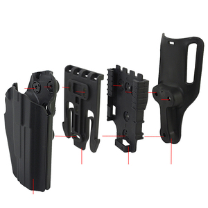Quick Lock System Kit Fork Receiver Plate Set POM Tactical Holster <b>Adapter</b> Quick Release Mounting Base Outdoor Hunting Gear - Product Image 4