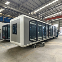Cabane en acier galvanisé anti-corrosion, maisonnette moderne de style Apple, conforme aux normes AS, unité modulaire pour zone côtière australienne