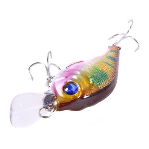 Señuelo de plástico duro Crank Baits 7,5 cm 10,2G Crank Baits Señuelos de pesca Hundimiento lento - Product Image 4