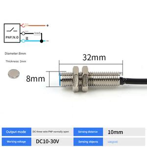 <span class=keywords><strong>Sensor</strong></span> de Proximidad Inductivo a Prueba de Explosiones, Blindado, NPN a RS485, DC10-30V, para Industrias Químicas y de Polvo - Product Image 5